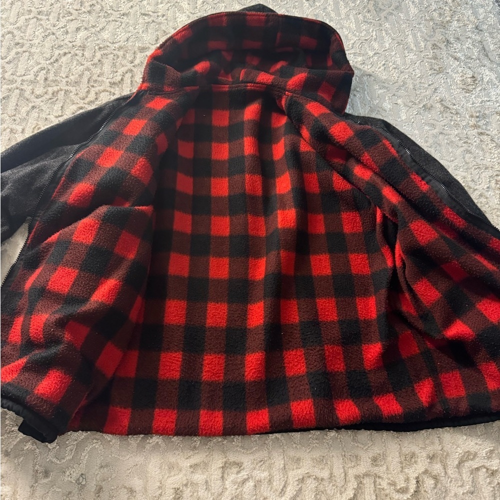 Vintage homemade wool and flannel men’s coat fits like a size large. - Picture 8 of 8
